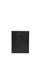 Men's Black Leather Card Holder | Derimod