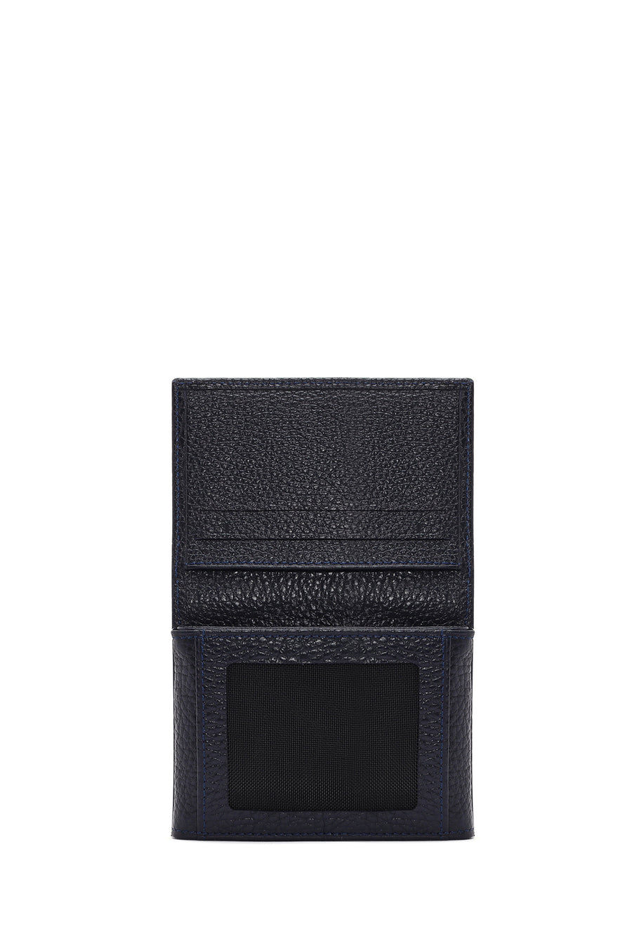Men's Navy Blue Leather Wallet