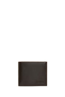 Men's Brown Leather Wallet | Derimod