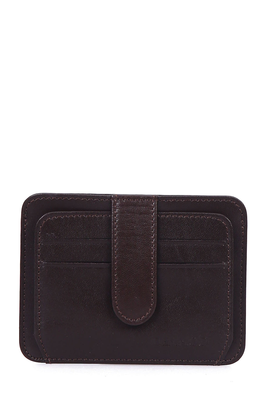 Men's Brown Leather Card Holder 000A2D307318 | Derimod