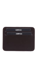 Men's Brown Leather Card Holder | Derimod
