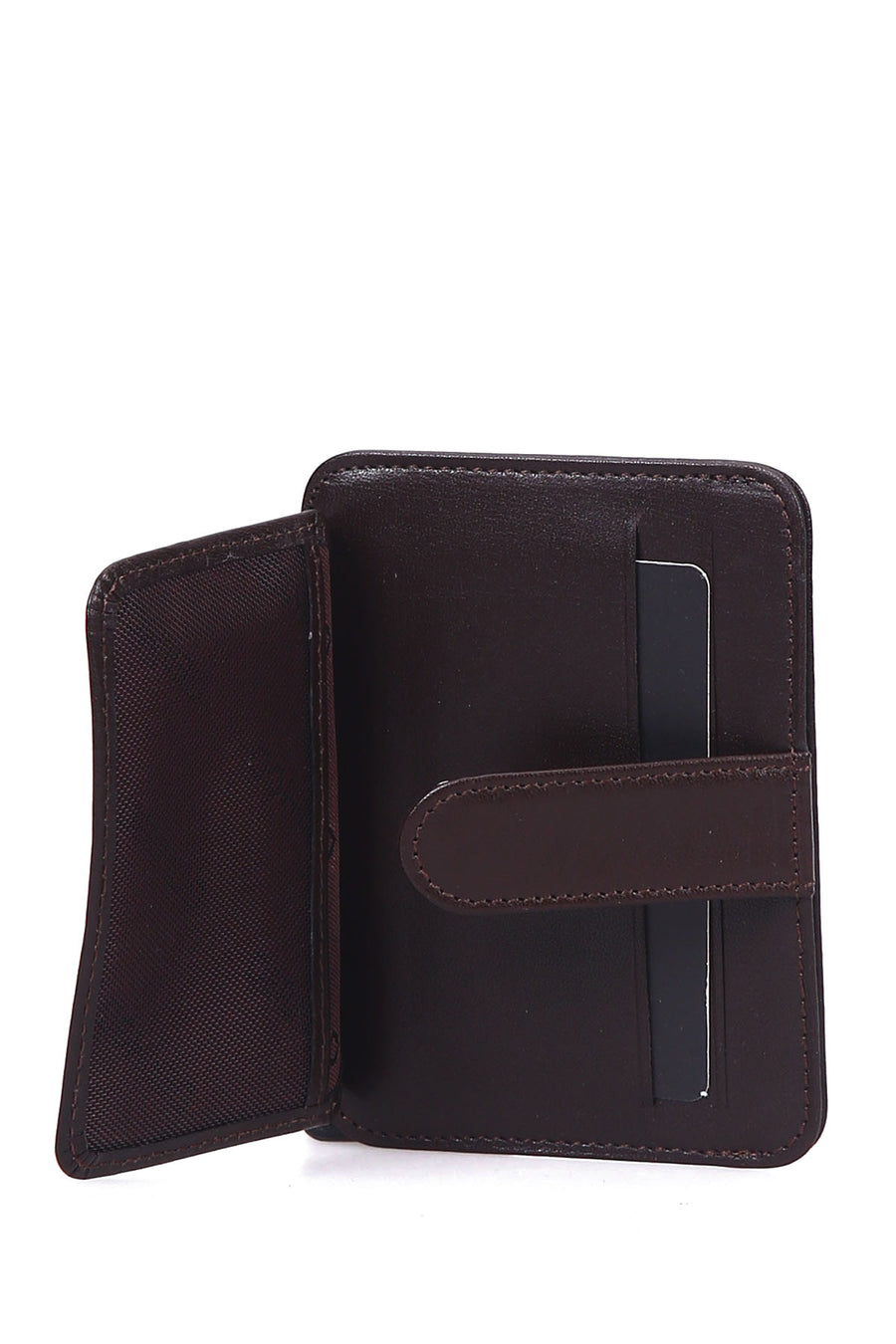 Men's Brown Leather Card Holder