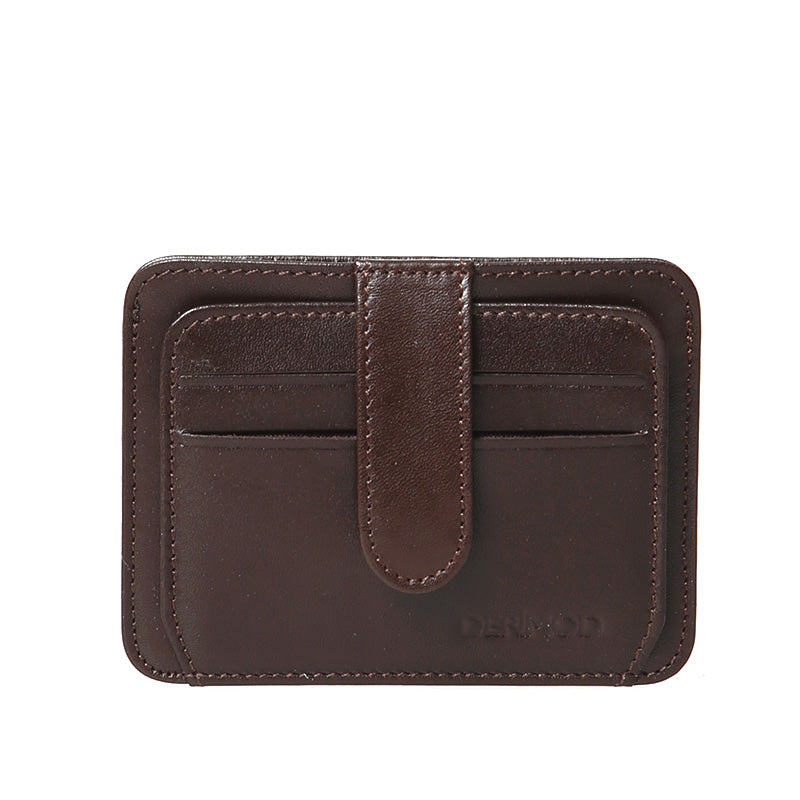 Men's Brown Leather Card Holder