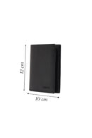 Men's Black Leather Wallet | Derimod