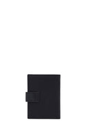 Men's Black Leather Cardholder | Derimod