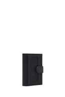 Men's Black Leather Cardholder | Derimod