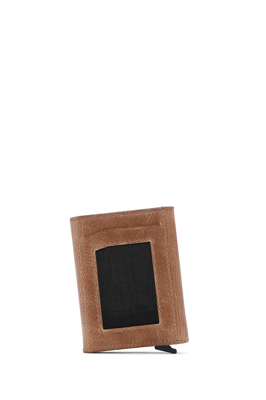 Men's Tan Leather Card Holder