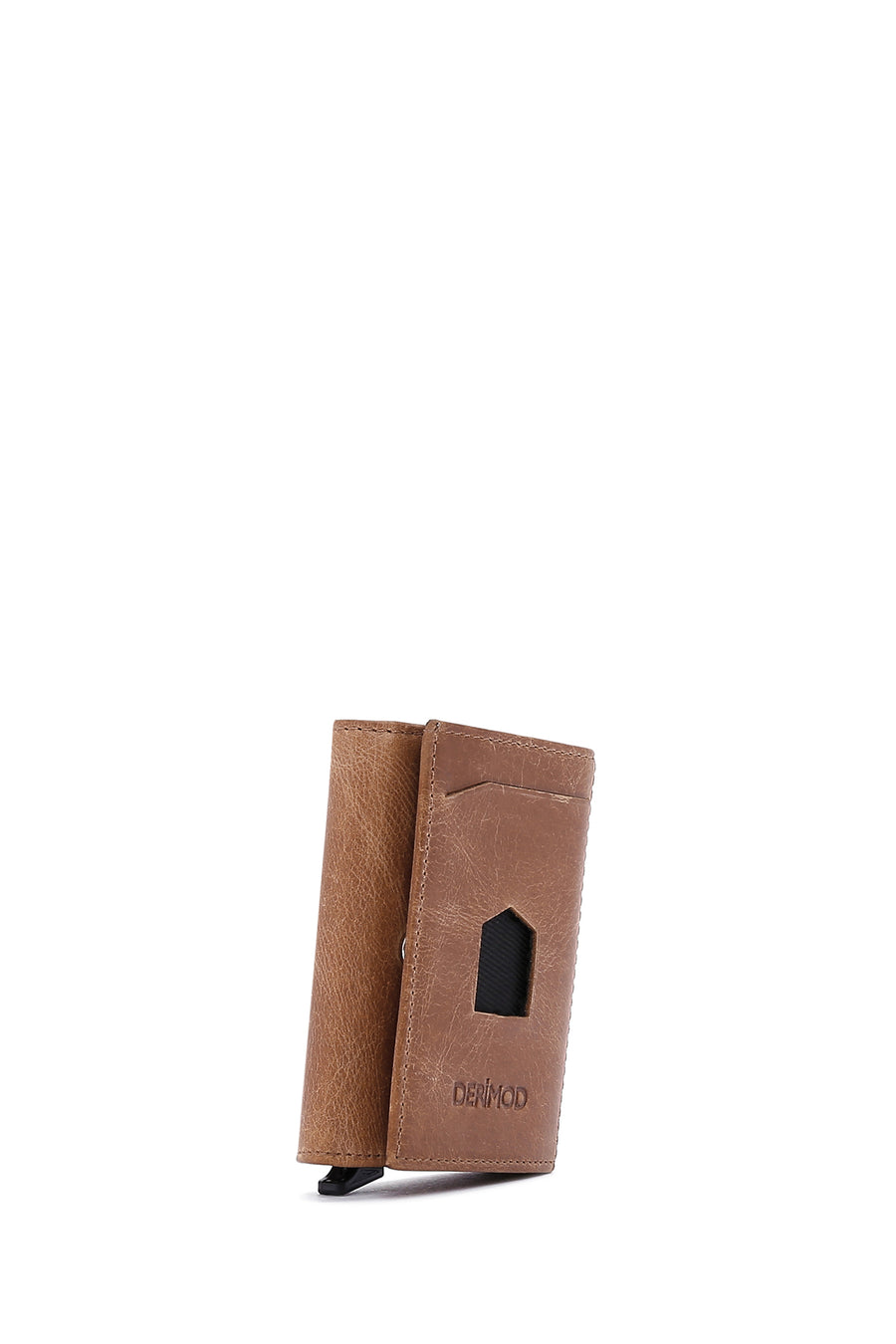 Men's Tan Leather Card Holder