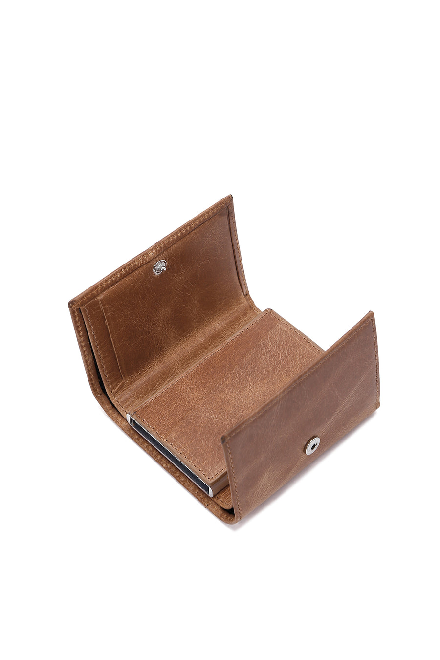 Men's Tan Leather Card Holder