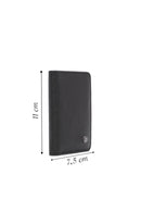 Men's Black Leather Card Holder | Derimod