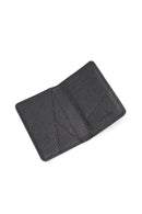 Men's Black Leather Card Holder | Derimod