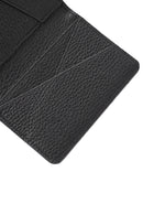Men's Black Leather Card Holder | Derimod