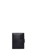 Men's Black Leather Card Holder | Derimod