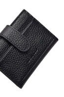 Men's Black Leather Card Holder | Derimod
