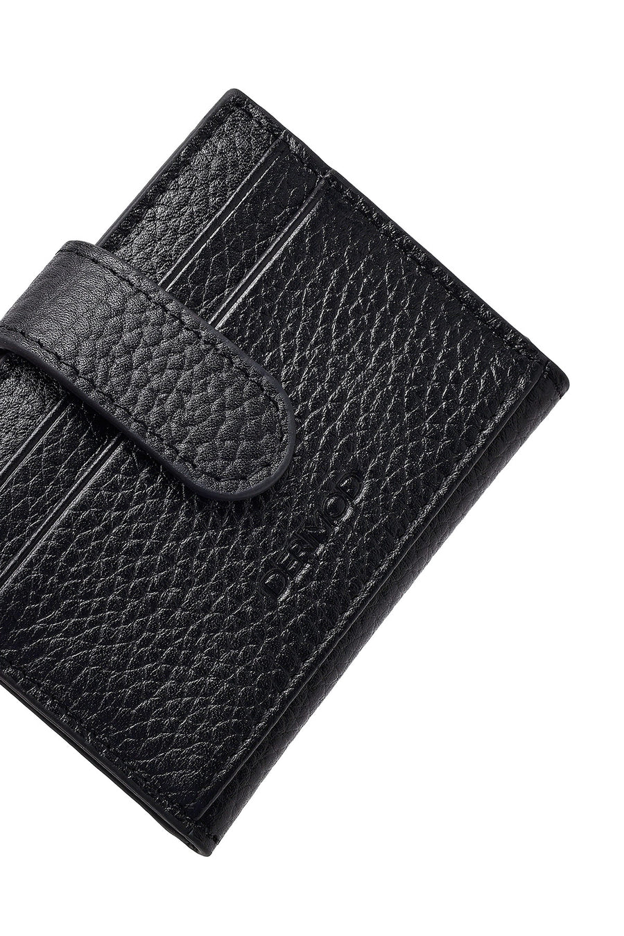 Men's Black Leather Card Holder
