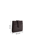 Men's Brown Leather Card Holder | Derimod