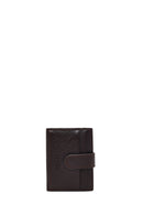 Men's Brown Leather Card Holder | Derimod