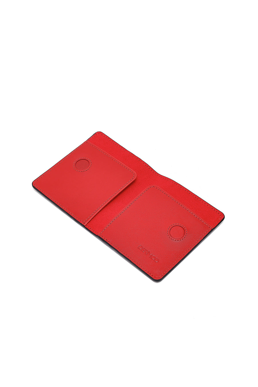 Men's Red Leather Card Holder
