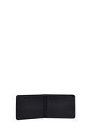 Men's Black Leather Wallet | Derimod