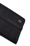 Men's Black Leather Wallet | Derimod