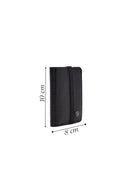 Men's Black Leather Wallet | Derimod