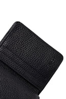 Men's Black Leather Wallet | Derimod