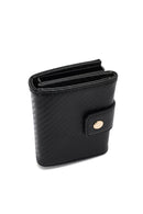 Men's Black Mechanism Wallet | Derimod