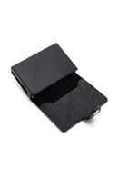 Men's Black Mechanism Wallet | Derimod