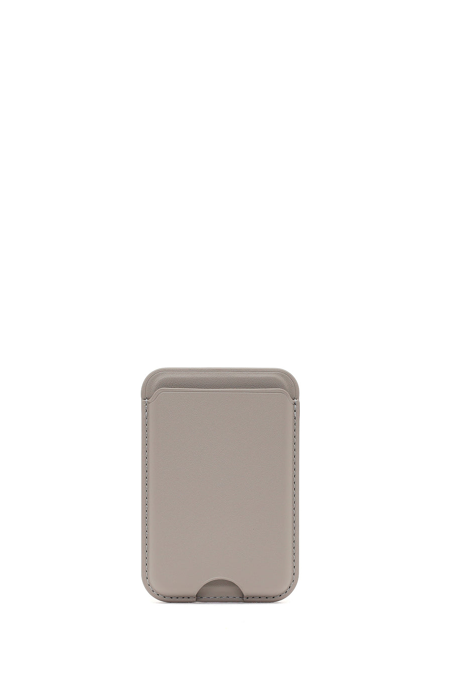 Male Grey Leather Magnetic Wallet