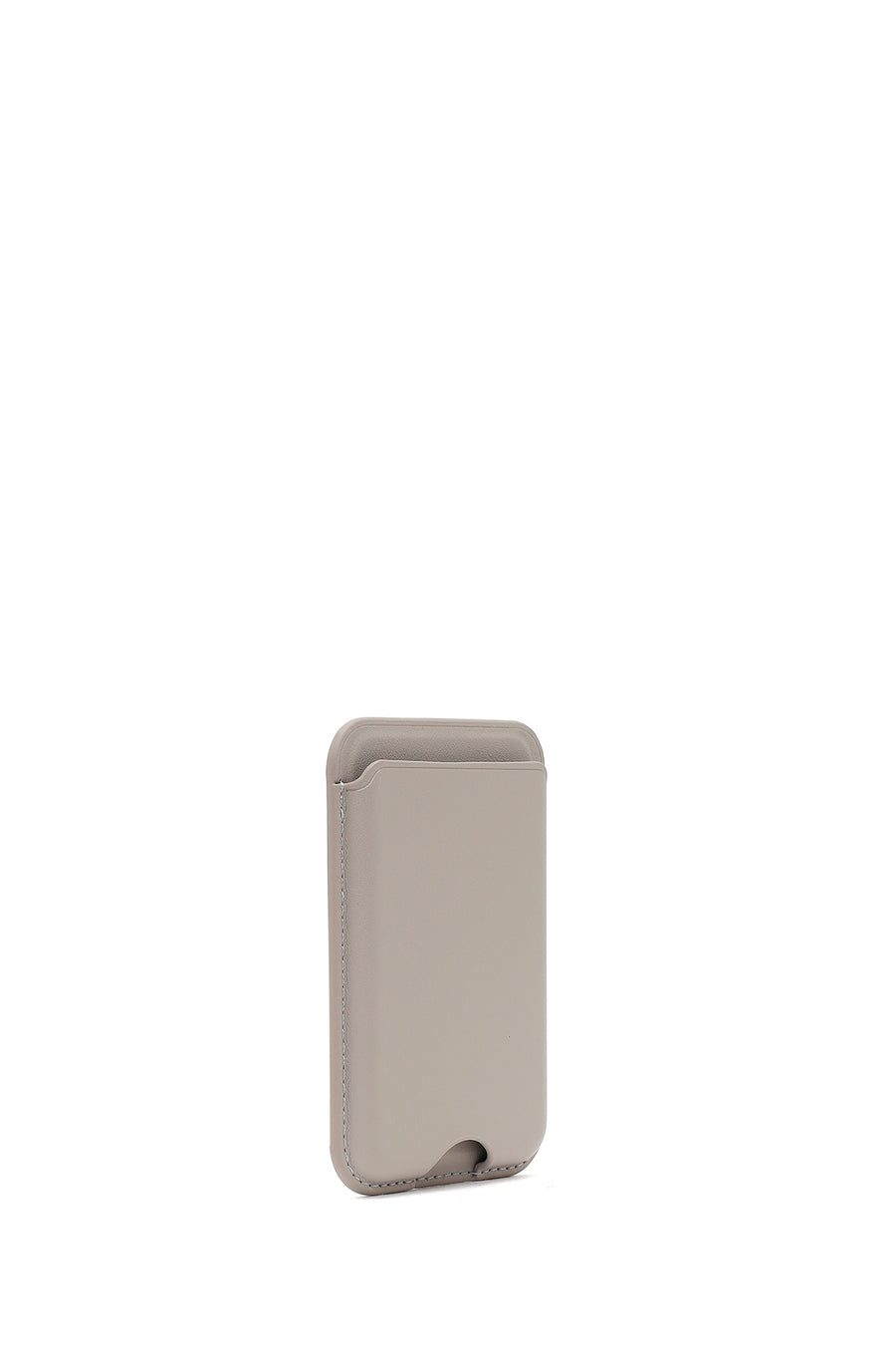Male Grey Leather Magnetic Wallet