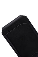 Men's Black Leather Magnetic Wallet | Derimod