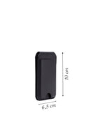 Men's Black Leather Magnetic Wallet | Derimod