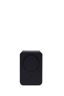 Men's Black Leather Magnetic Wallet | Derimod