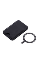 Men's Black Leather Magnetic Wallet | Derimod