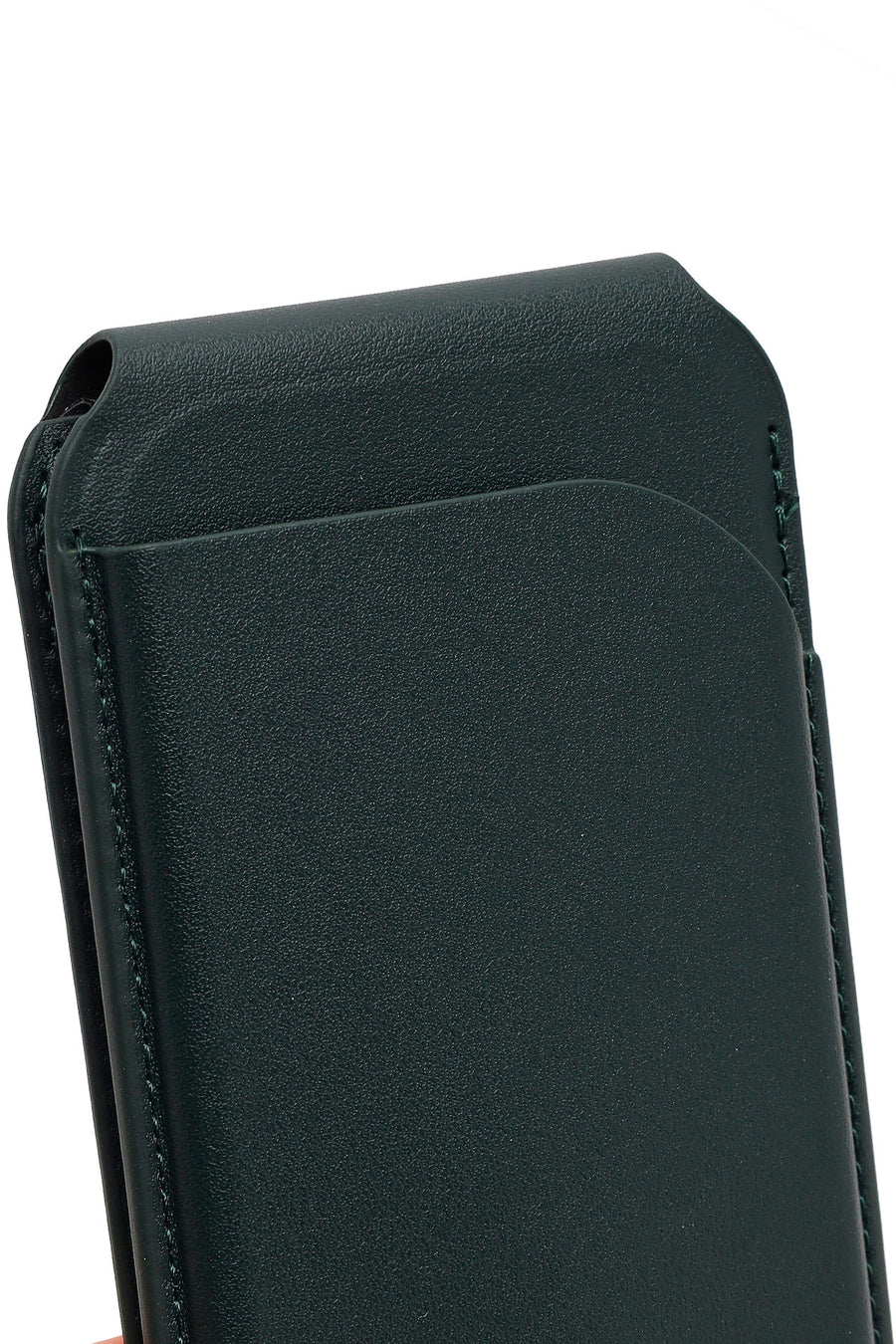 Male Green Leather Magnetic Wallet