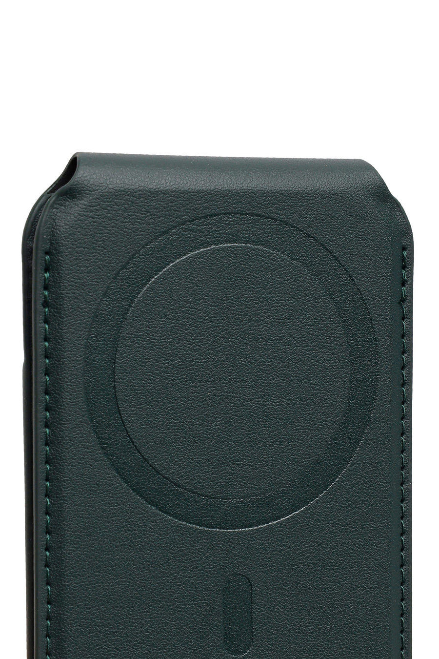 Male Green Leather Magnetic Wallet