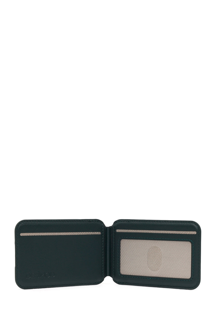 Male Green Leather Magnetic Wallet