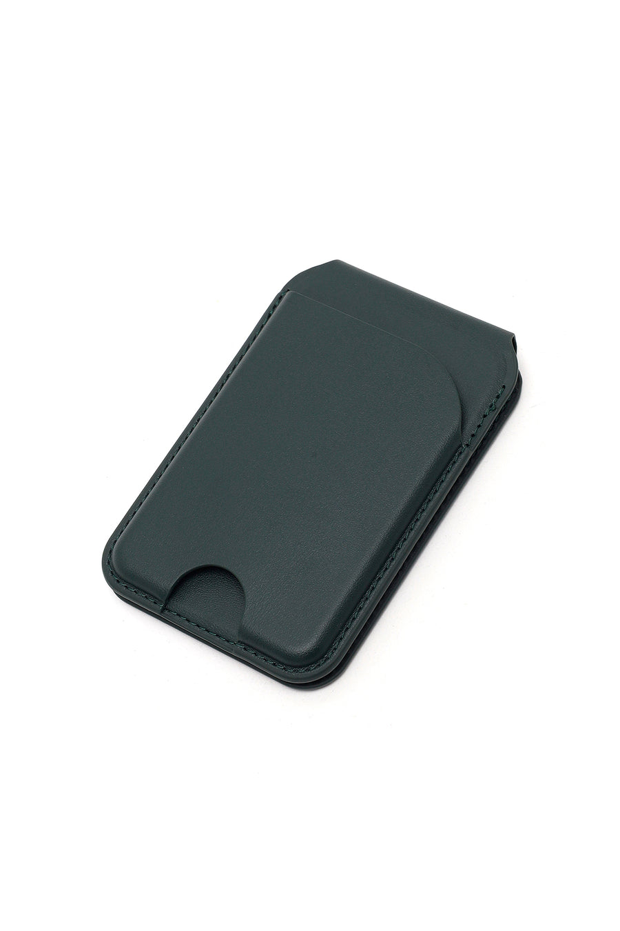 Male Green Leather Magnetic Wallet