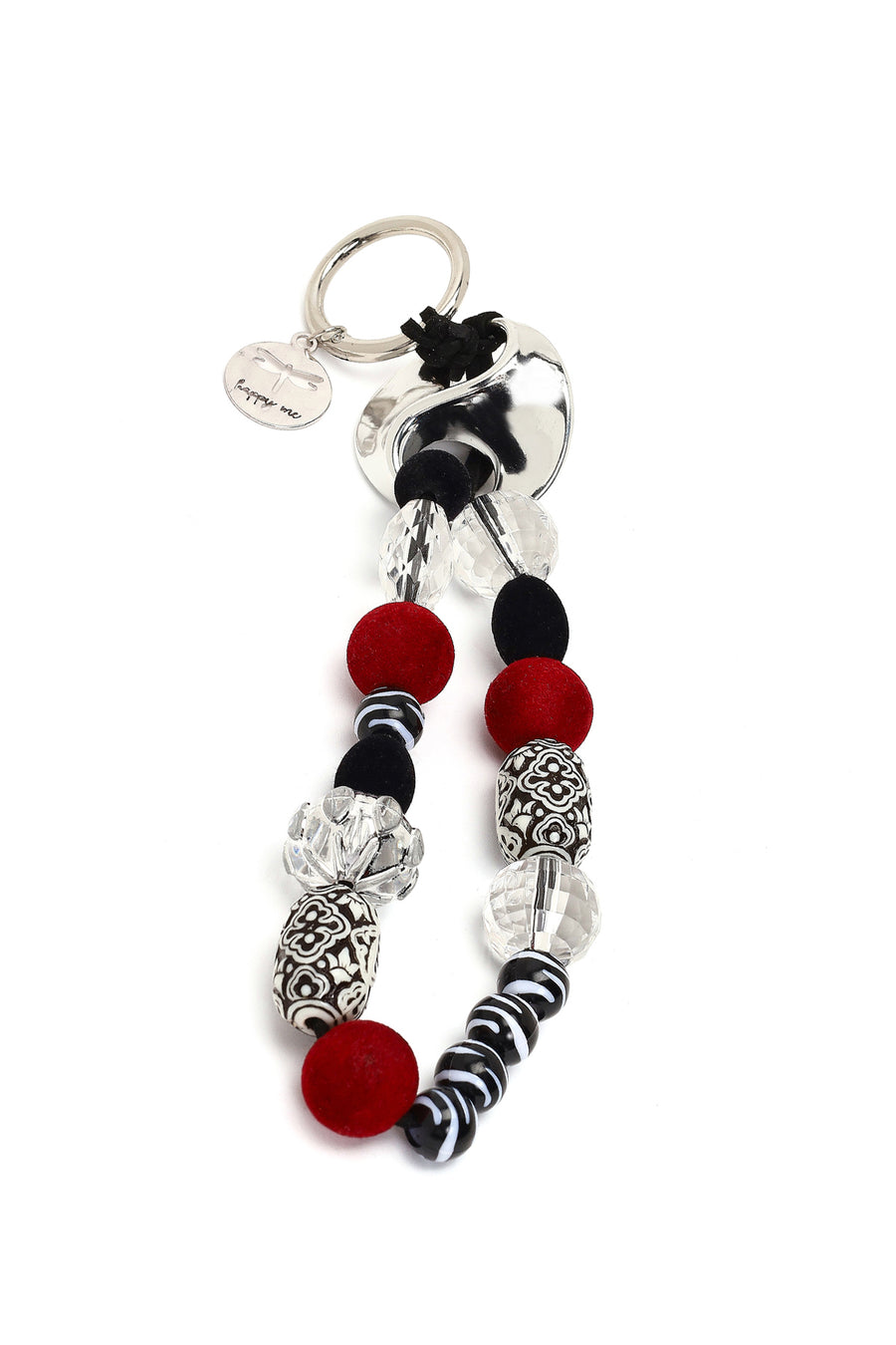 Women's Black Beaded Metal Charm 000A2D470214 | Derimod