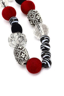 Women's Black Beaded Metal Charm | Derimod
