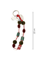 Women's Red Beaded Metal Charm | Derimod