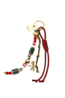 Women's Red Beaded Metal Charm | Derimod