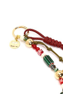Women's Red Beaded Metal Charm | Derimod