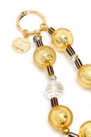 Women's Gold Beaded Metal Charm | Derimod