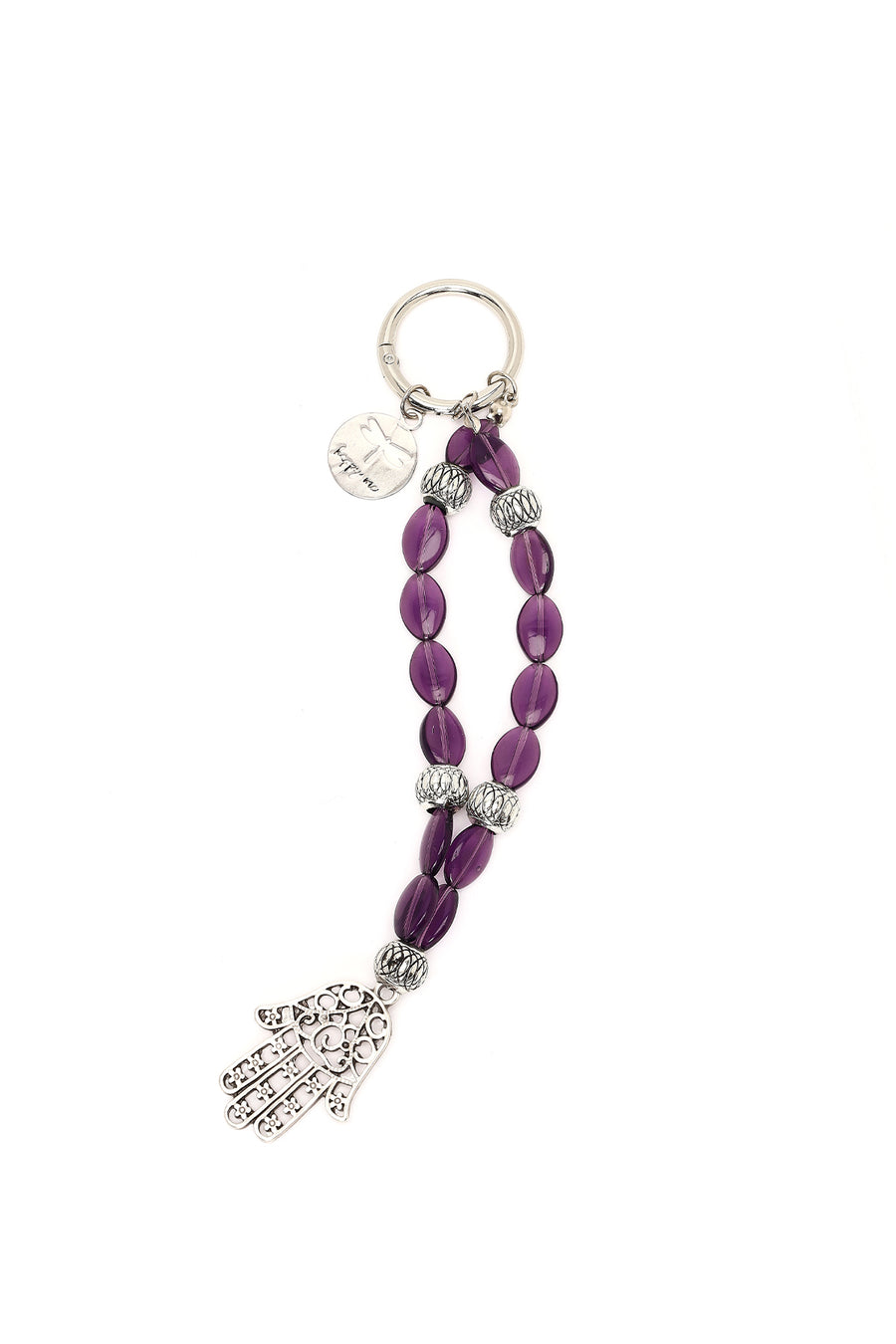 Women's Purple Beaded Metal Charm 000A2D470914 | Derimod