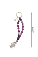Women's Purple Beaded Metal Charm | Derimod