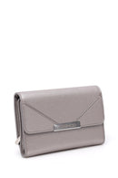 Women's Metallic Gray Wallet | Derimod