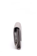 Women's Metallic Gray Wallet | Derimod