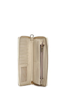 Women's Beige Wallet | Derimod