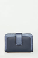 Women's Blue Wallet | Derimod
